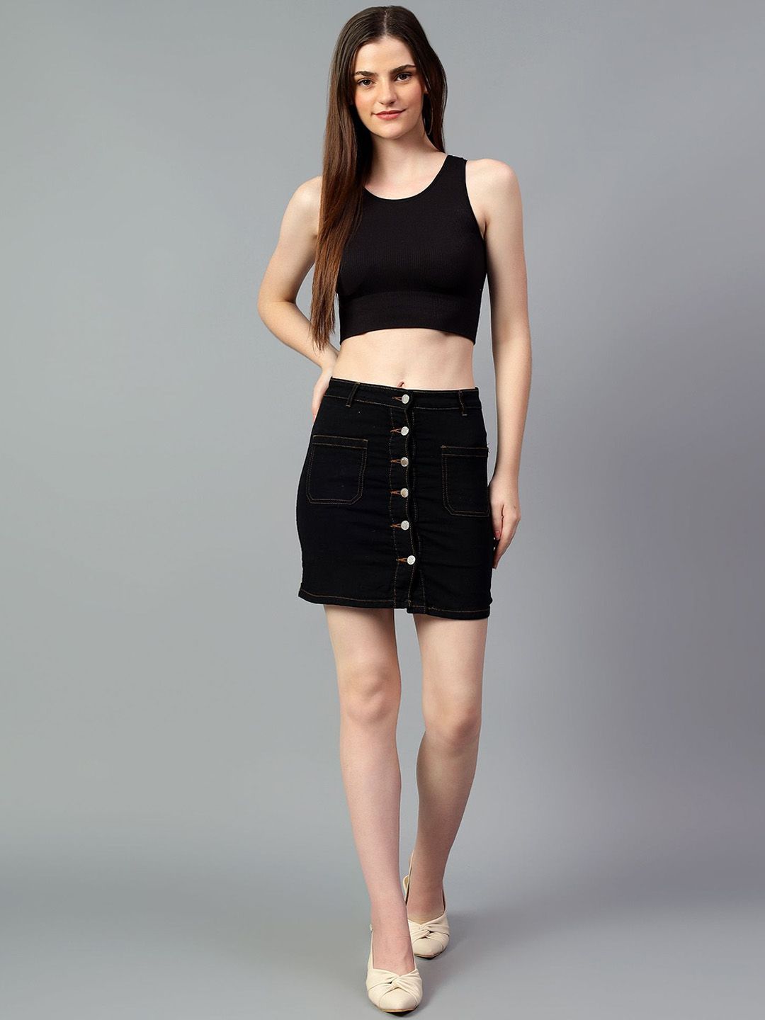  Kotty Pencil Above Knee Skirts