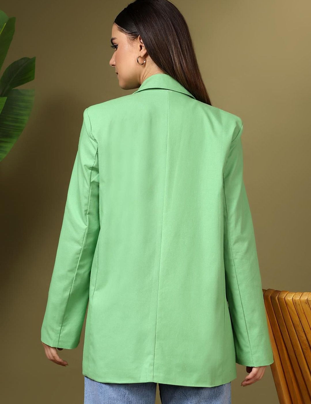 Kotty Notched Lapel Single Breasted Blazer