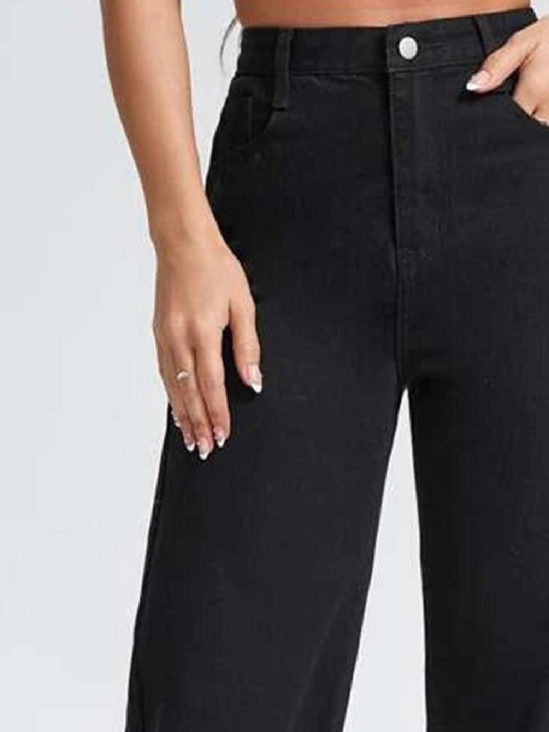 Kotty Women Jean Wide Leg High-Rise Stretchable Jeans