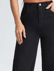Kotty Women Jean Wide Leg High-Rise Stretchable Jeans