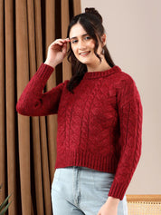 Kotty Women Cable Knit Pullover