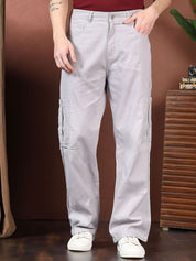 Kotty Men Relaxed Easy Wash Cargos Trousers