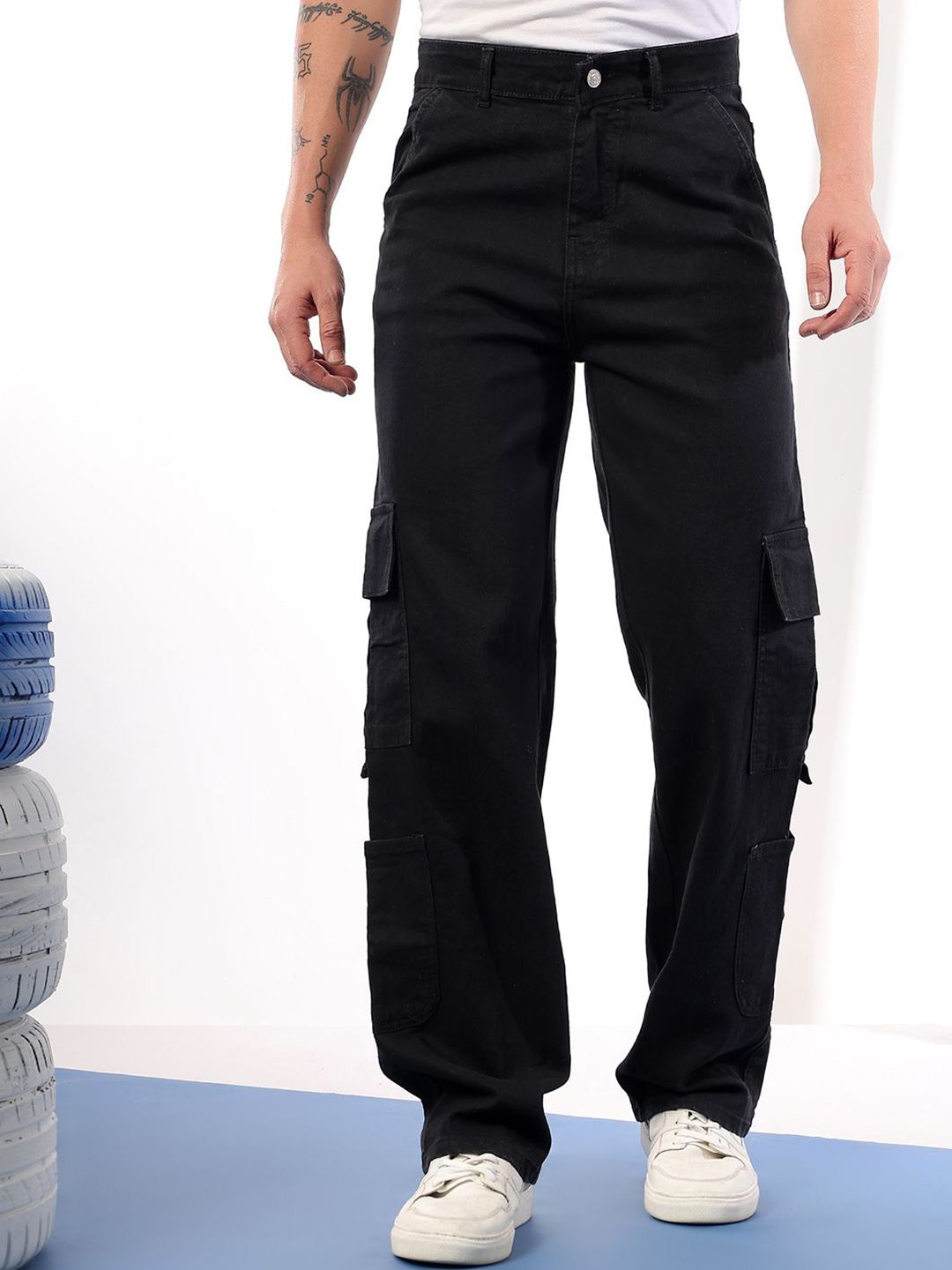 Kotty Men Comfort Fit Mid-Rise Stretchable Jeans