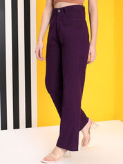 Kotty Women Jean Straight Fit High-Rise Stretchable Jeans