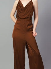 Kotty Women Cowl Neck Basic Jumpsuit