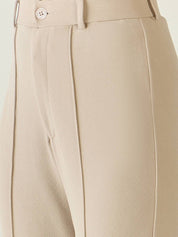 Kotty Women Relaxed Straight Leg High-Rise Trousers