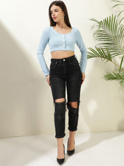 Kotty Women Solid Scoop Neck Top