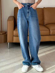 Kotty Women Straight Fit High-Rise Stretchable Jeans