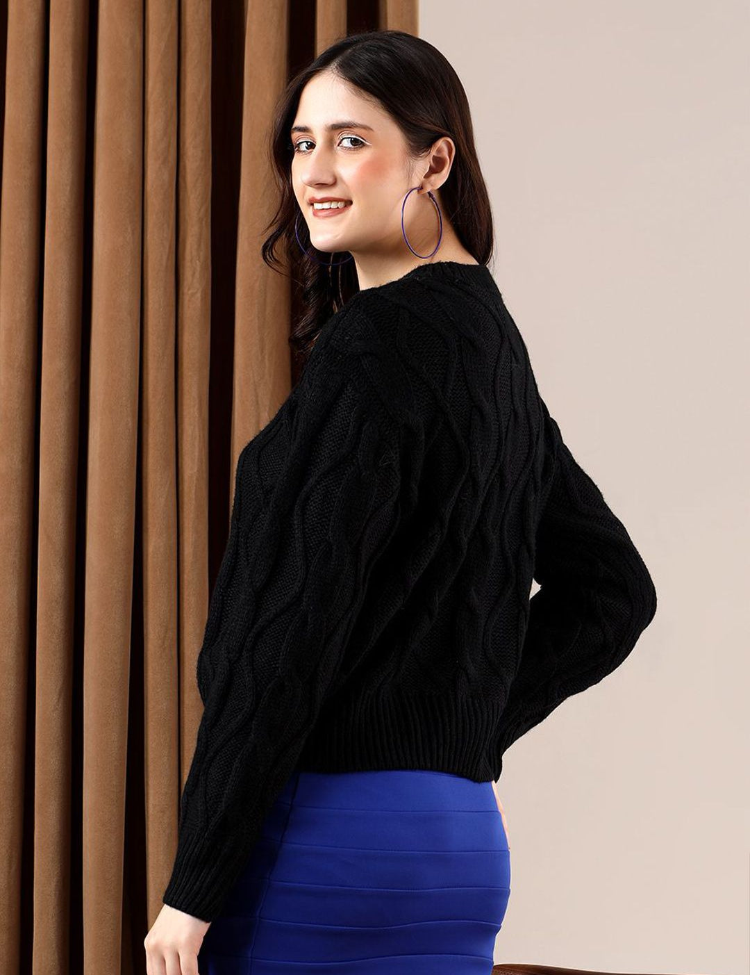 Kotty Women Cable Knit Pullover