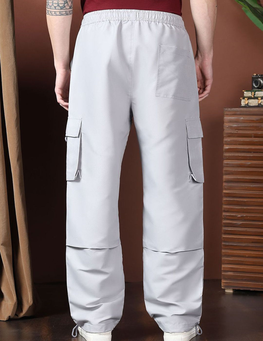 Kotty Men Relaxed Easy Wash Cargos Trousers