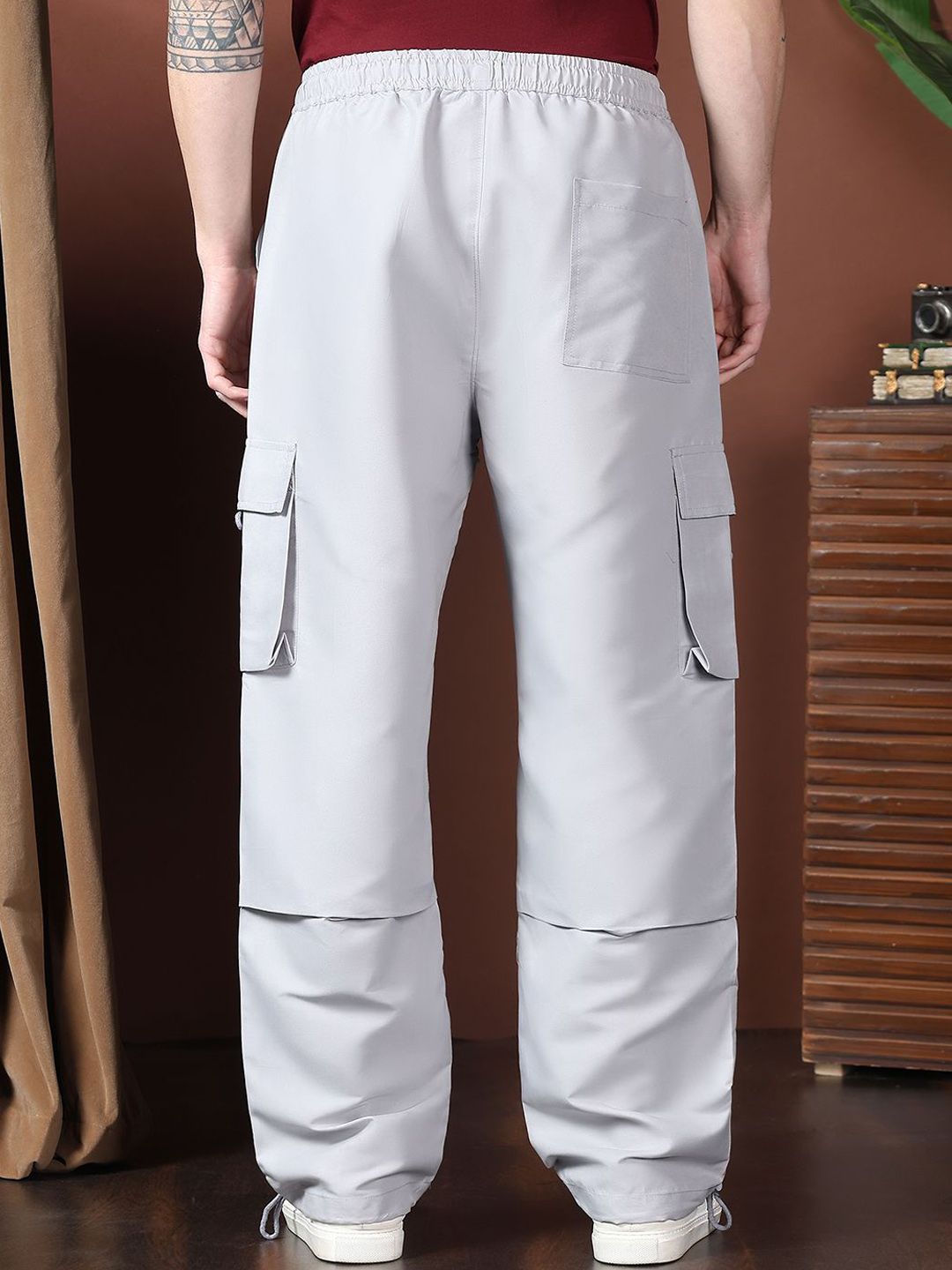 Kotty Men Relaxed Easy Wash Cargos Trousers