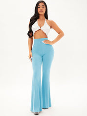 Kotty Women High-Rise Cotton Parallel Trousers