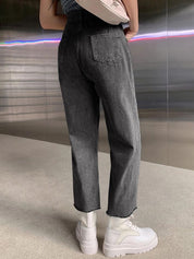 Kotty Women Straight Fit High-Rise Stretchable Jeans