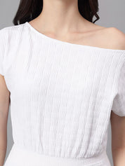 Kotty One Shoulder Sheath Kotty Women Mini Dress