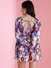 Kotty Solid Flutter Sleeve Maxi Dress