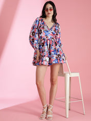 Kotty Solid Flutter Sleeve Maxi Dress