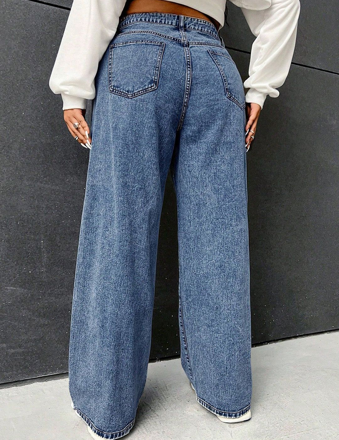 Kotty Wide Leg High-Rise Jeans