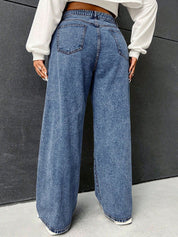 Kotty Wide Leg High-Rise Jeans
