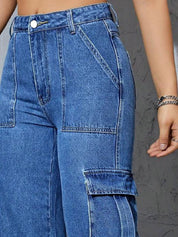 Kotty Women Jean Straight Fit High-Rise Stretchable Jeans