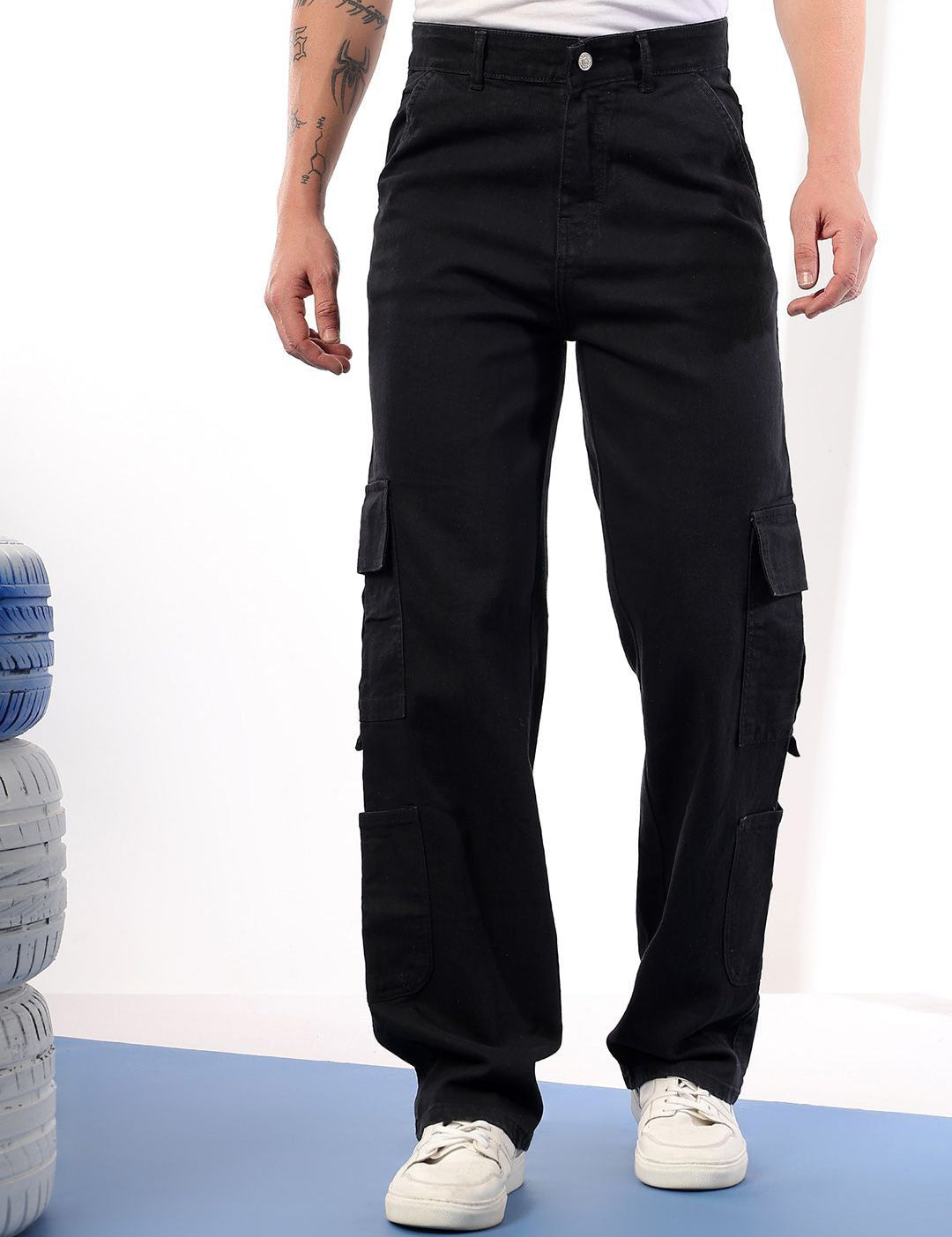 Kotty Men Comfort Regular Fit Mid-Rise Stretchable Jeans