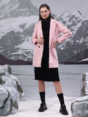 Kotty Notched Lapel Double-Breasted Overcoat