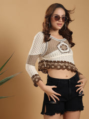 Kotty Embellished Cotton Top