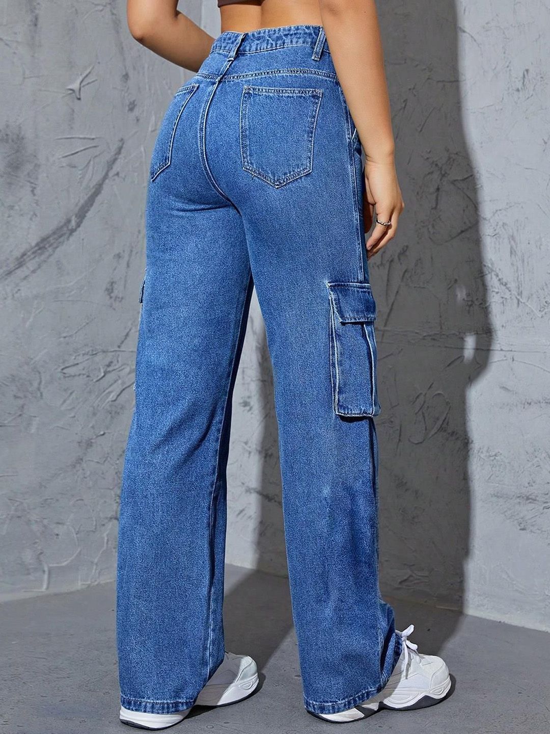 Kotty Women Jean Straight Fit High-Rise Stretchable Jeans