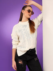 Kotty Women Cable Knit Pullover