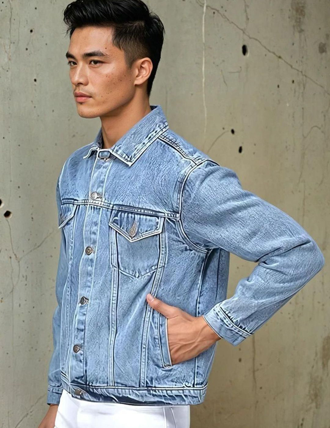 Kotty Open Front Denim Jacket