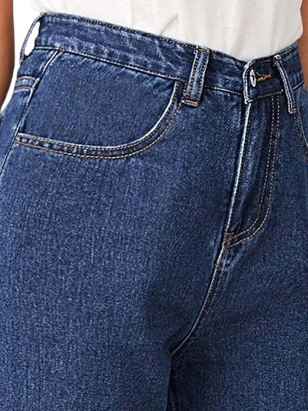 Kotty Women Straight Fit High-Rise Stretchable Cotton?Jeans