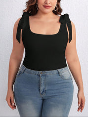 KOTTY Women Solid Scoop Neck Crop Top