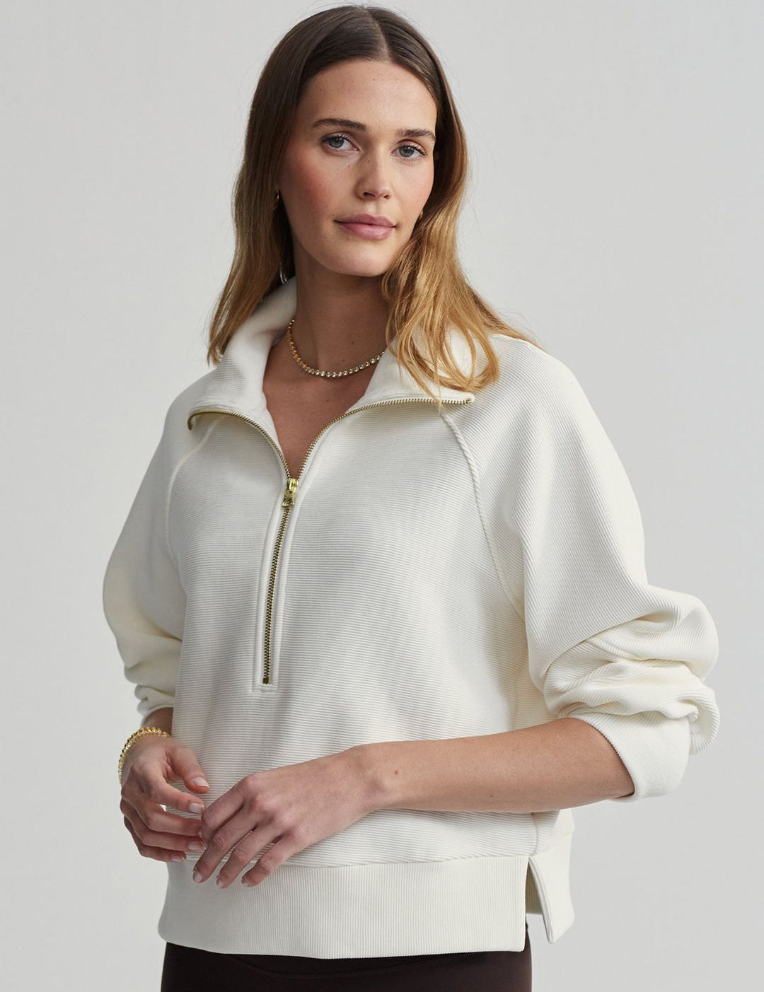 Kotty Women Shirt Collar Long Sleeves Pullover Sweatshirt