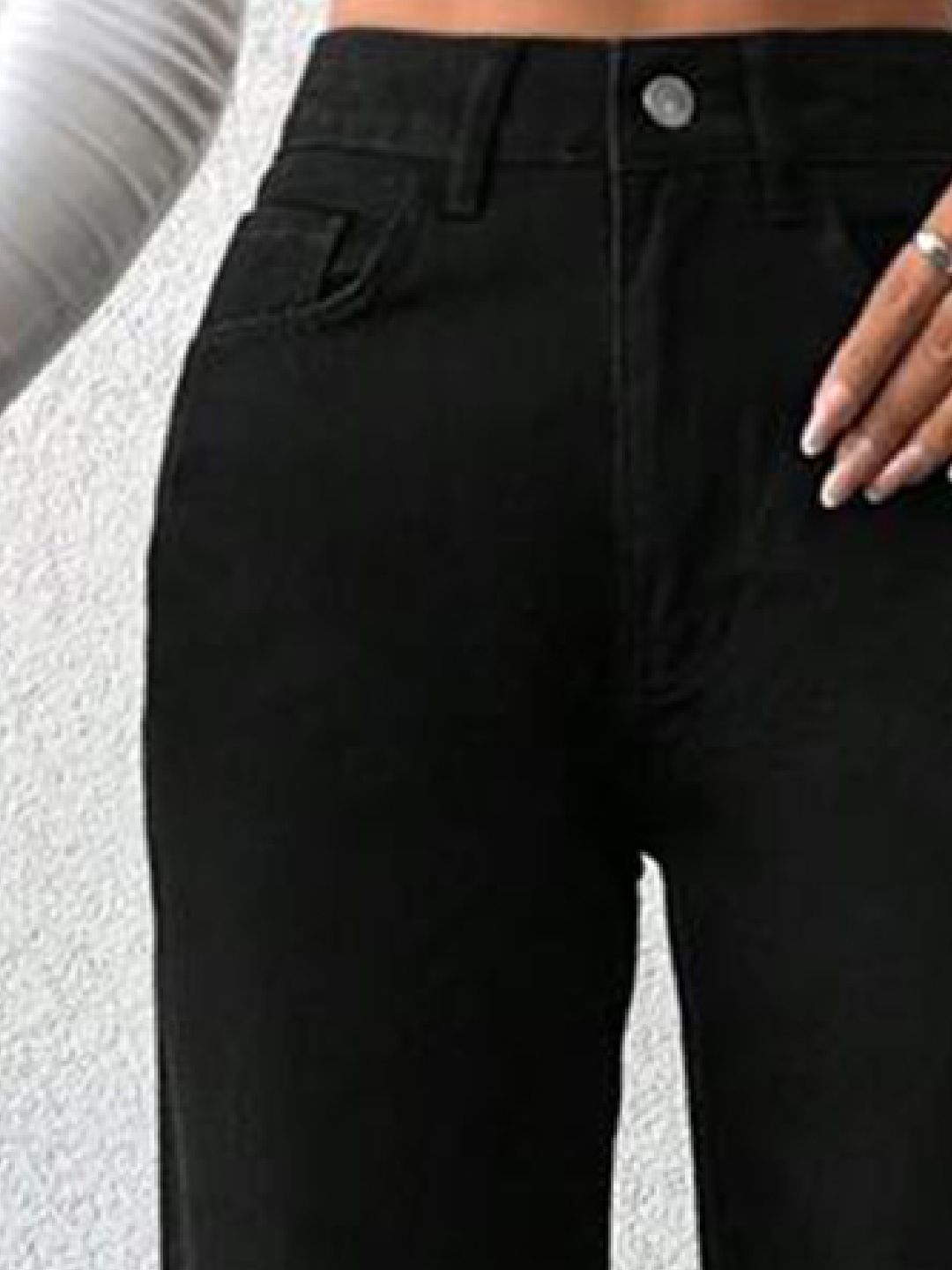 Kotty Women Jean Straight Fit High-Rise Stretchable Jeans