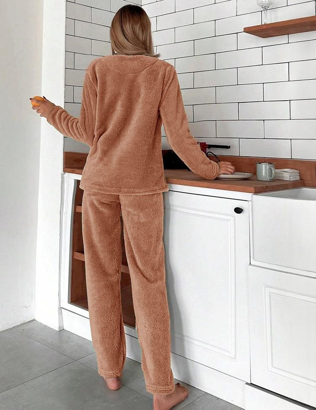 Kotty Round Neck Long Sleeves T-shirt With Pyjamas