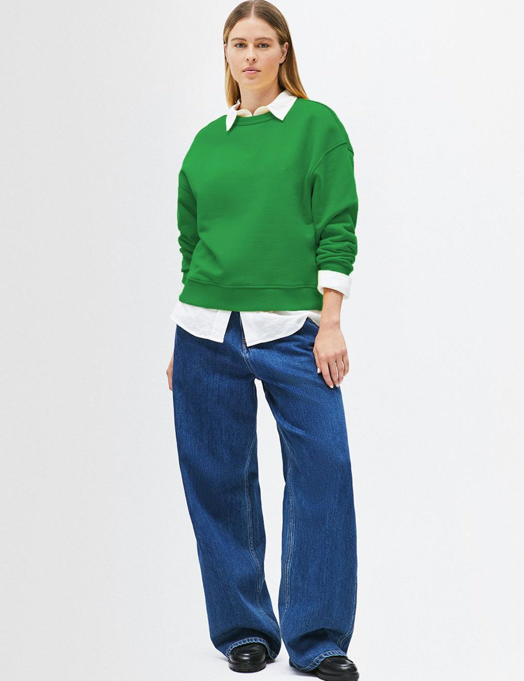 Kotty Women Round Neck Pullover Sweatshirt