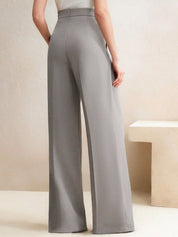 Kotty Women Wide Leg High-Rise Easy Wash Pleated Trousers