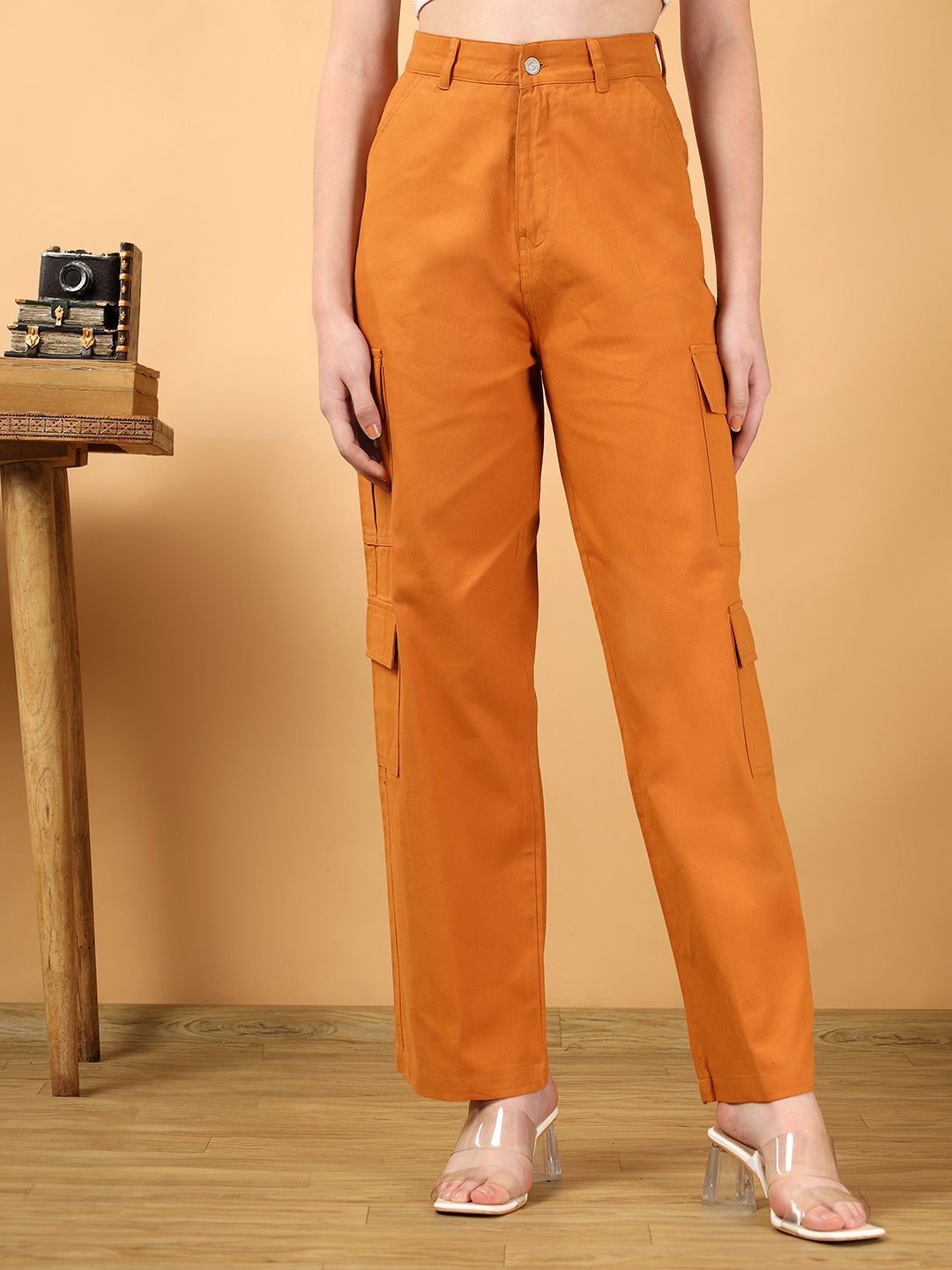 Kotty Women Jean Straight Fit High-Rise Stretchable Jeans