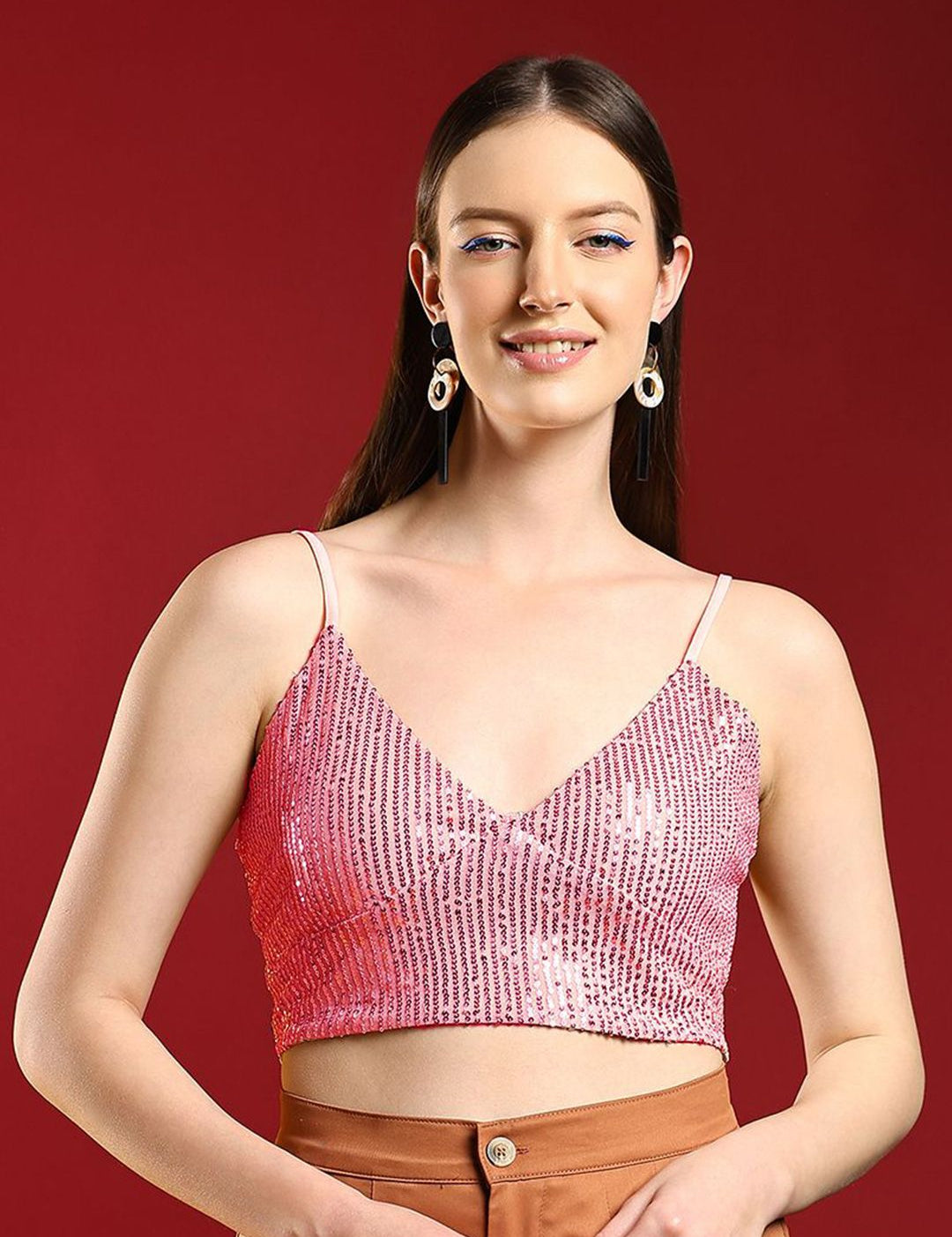 Kotty Women Embellished Bralette Crop Top