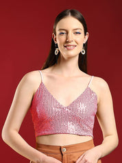 Kotty Women Embellished Bralette Crop Top