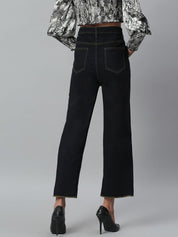 Kotty Women Jean Straight Fit High-Rise Stretchable Jeans