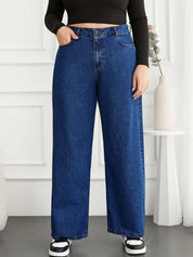 Kotty Women Premium Cotton Relaxed Denim Jeans