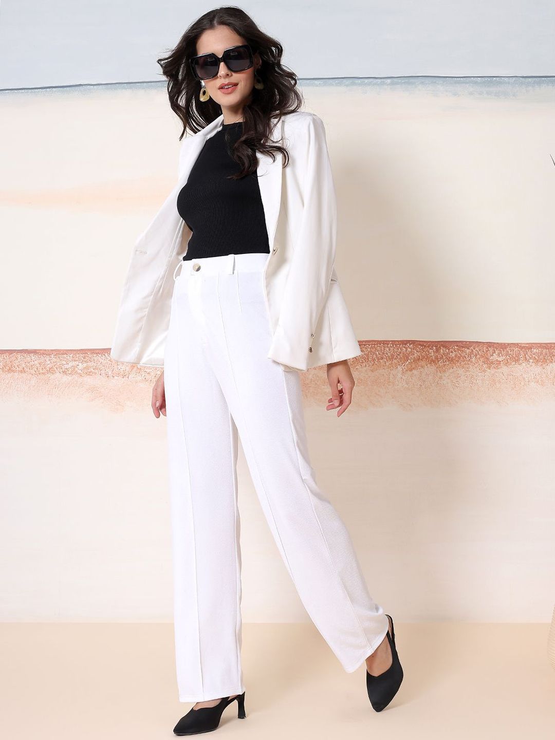 Kotty  Shrug top and Trousers Co-Ords