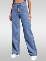 Kotty Women Straight Fit High-Rise Stretchable Jeans