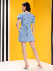 Kotty Women Floral Printed A-Line Mini Dress