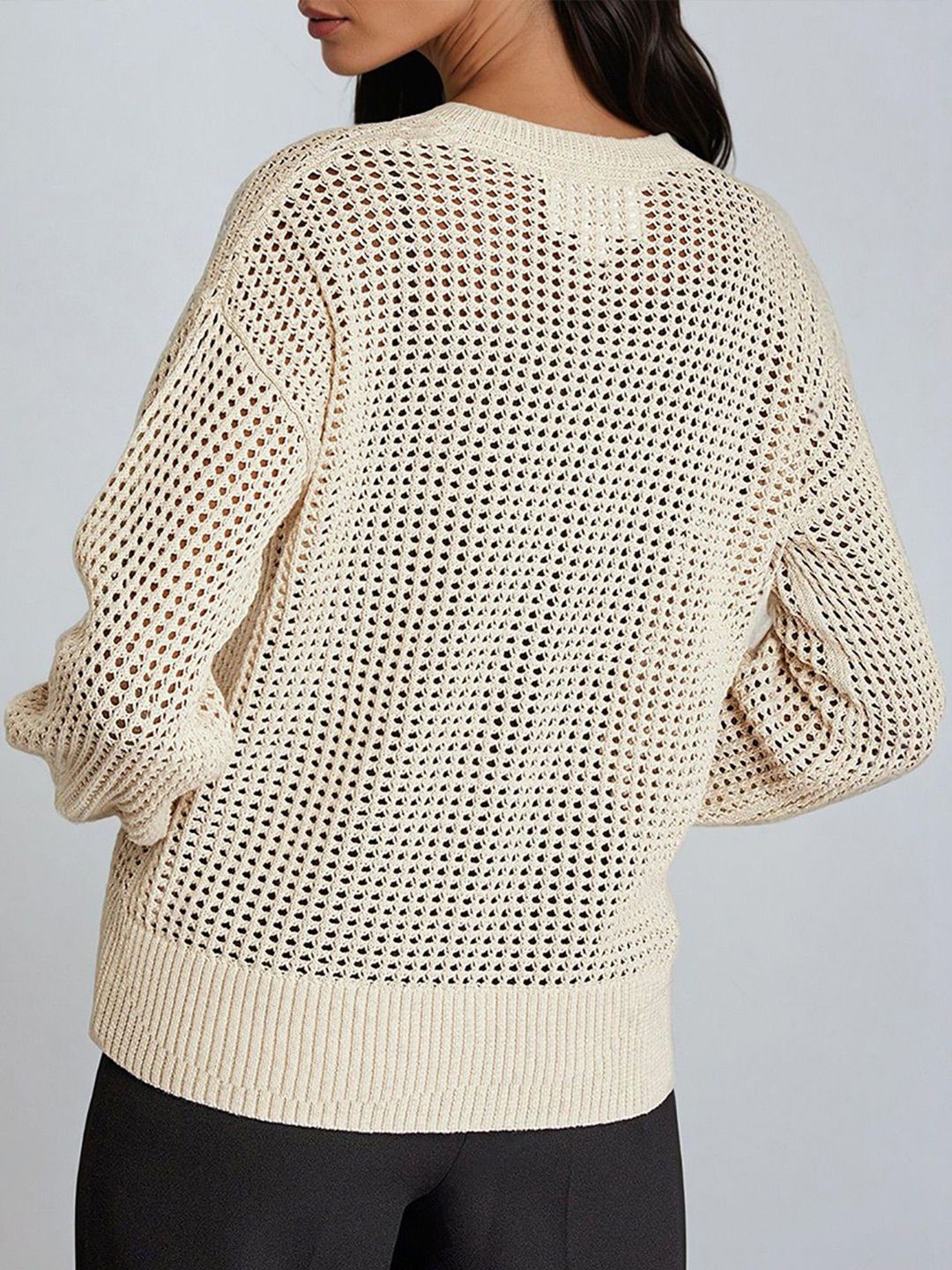 Kotty Women V-Neck Cotton Cardigan Sweater