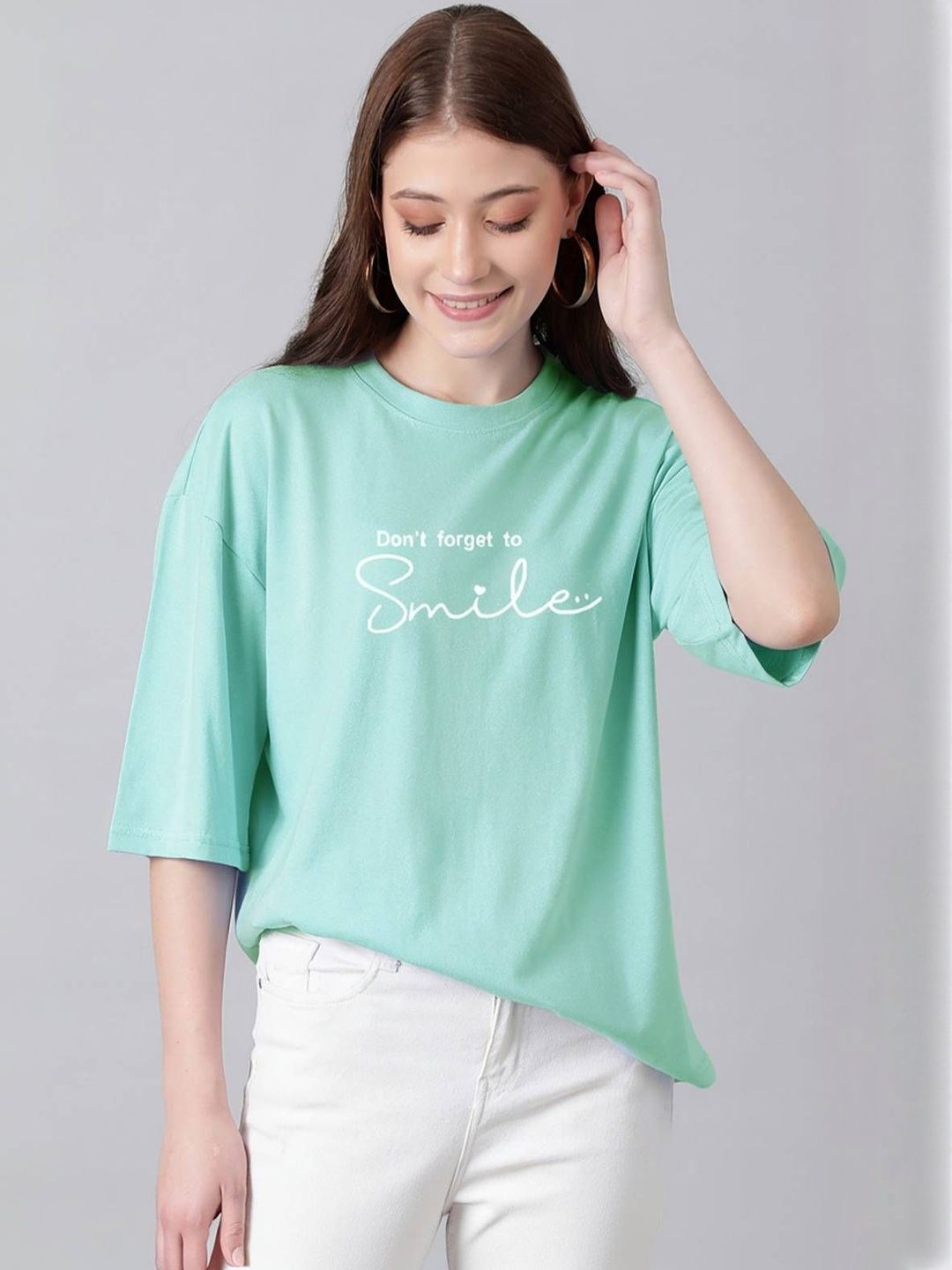 Kotty Women Typography Printed T-shirt