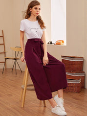 Kotty Women Relaxed Straight Leg High-Rise Trousers