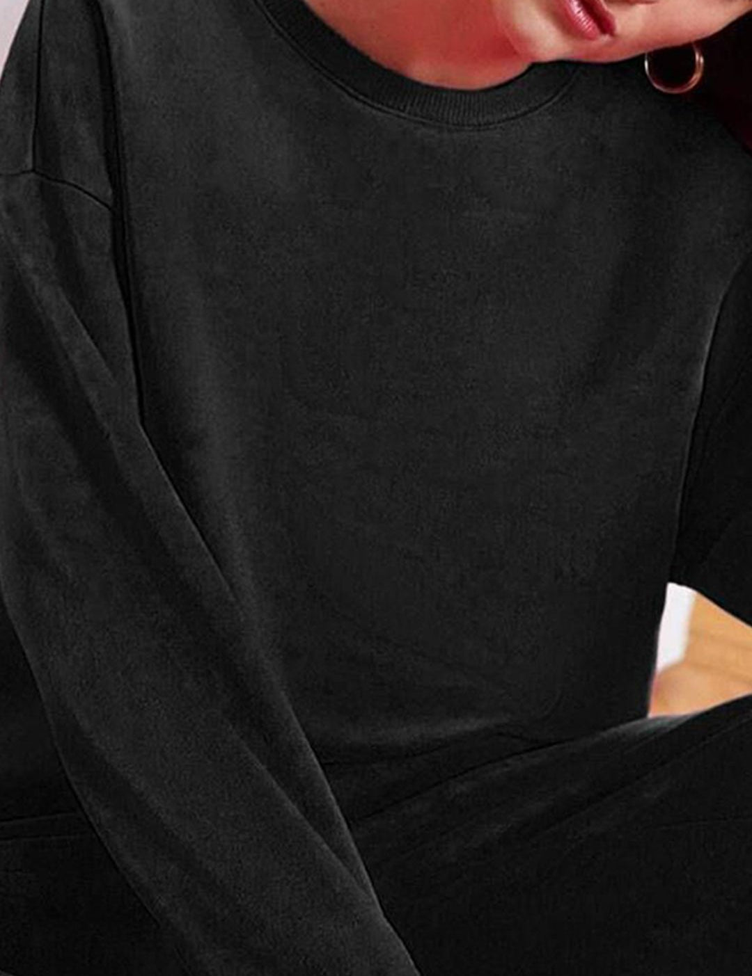 Kotty Round Neck Sweatshirt With Joggers Co-Ords