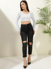 Kotty Women Solid Scoop Neck Top