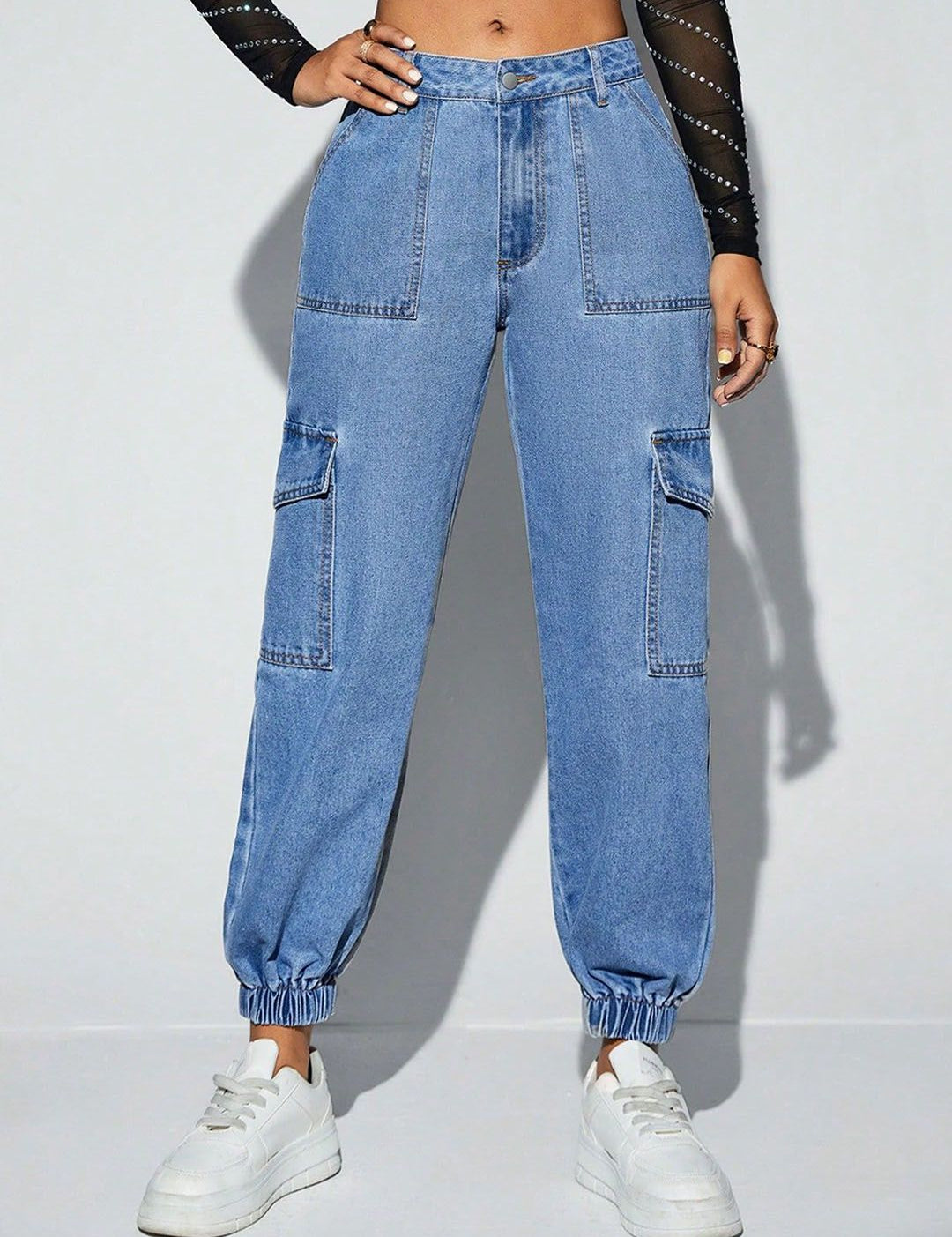 Kotty Women Jean Jogger High-Rise Stretchable Jeans